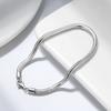 ORSA JEWELS 100% 925 Sterling Silver Italian Snake Chain Bracelet for Women Men Handmade 3mm Snake Chain Fashion Jewelry SB100