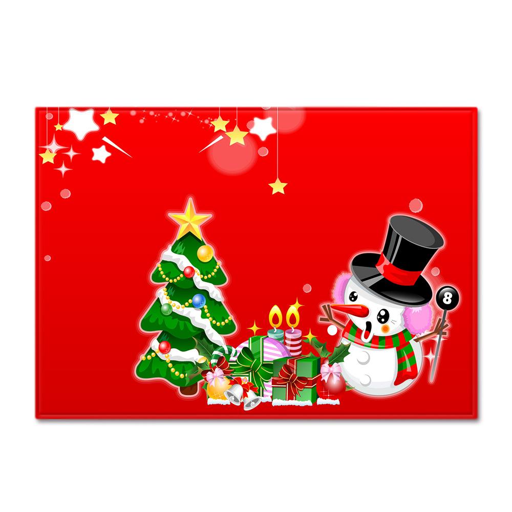 Christmas Living Room Floor Mat Bedroom Dining Room Carpet Carpet Doormat