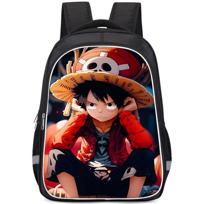 Large Capacity Lightweight Oxford Cloth Backpack For Kids Unisex School Bag