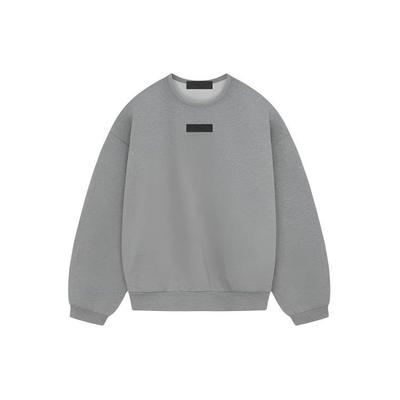 Crewneck Dark Heather Oatmeal Men Tops Grey 192SP244683F