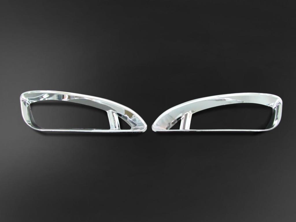 BRIGHTZ Chrome Fog Light Type for Toyota Alphard ANH Part 13861 Covers, A, (Pre-facelift 2020/2025) [FOG-COV-057], ANH20W, ANH25W, GGH20W, GGH25W,