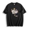 Anime School Couple Graphic T-Shirt - Casual Youthful Design Unisex Tee