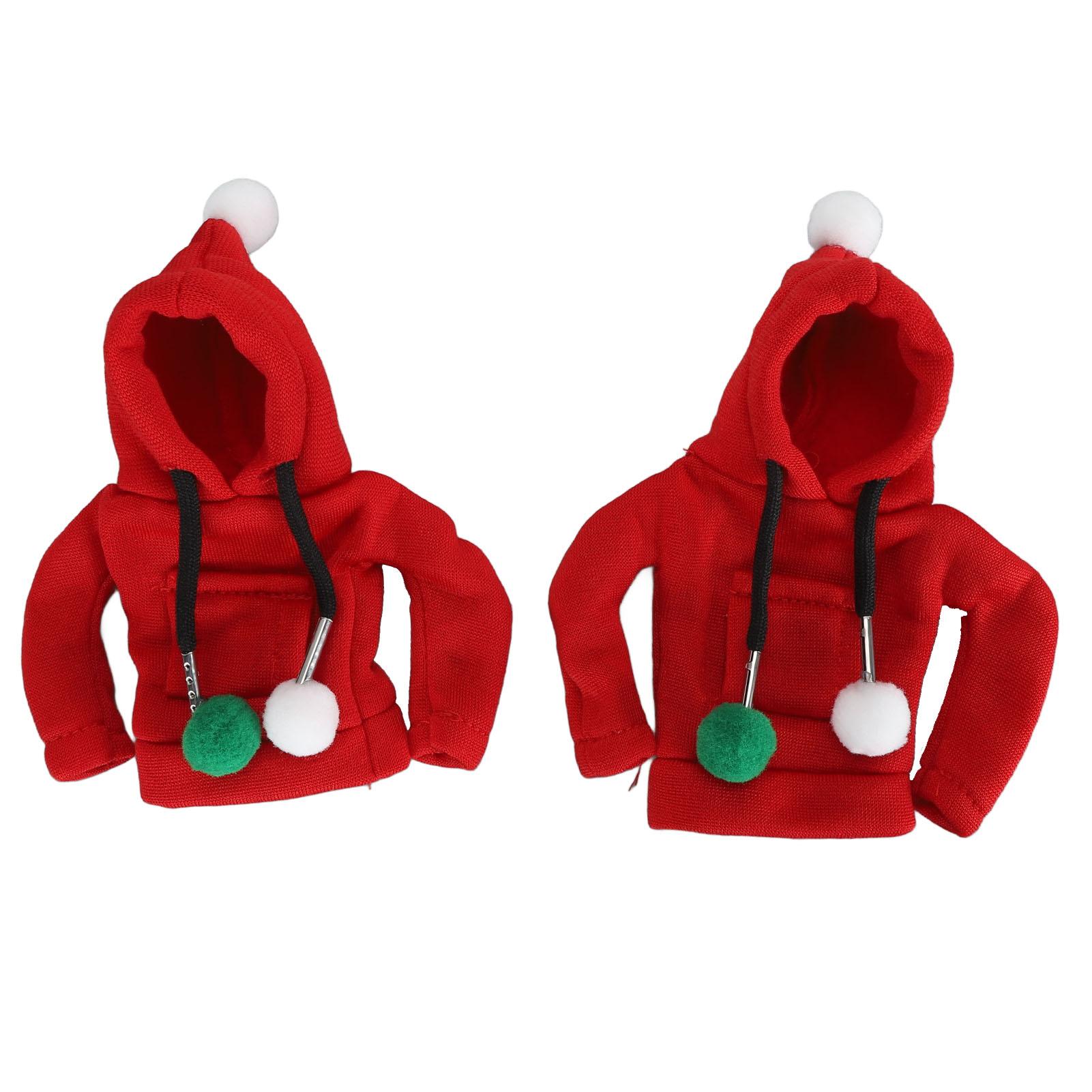 

Handlebar Decorative Knob Cover Hoodie Shaped Handbrake Accessory Cover for Scooter Tricyc Red