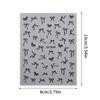 White Bowknot 3D Nails Stickers Ribbon Bow Tie Design Simple Romantic Irregular Lines Ladies Girls Nail Art Manicure Decal