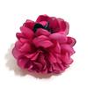 French Satin Camellia Large Hair Claw Clip - Elegant Floral Accessory
