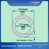 First Order Discount: 2.0mm Wire Rubber-Silicone O-Ring Seal, 5-140mm Outer Diameter, Waterproof