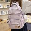 Women's Travel Backpack College Style Large Capacity Backpack Student Schoolbag Computer Bag with Coin Purse