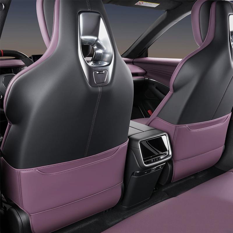For Xiaomi SU7 2026 Rear Seat Leather Anti Kick Protection Pad Interior Accessories