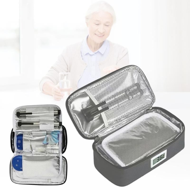 Reusable Diabetic Insulin Cooling Bag Thermals Insulated Medicals Coolers Suitable for Commuters and Traveler