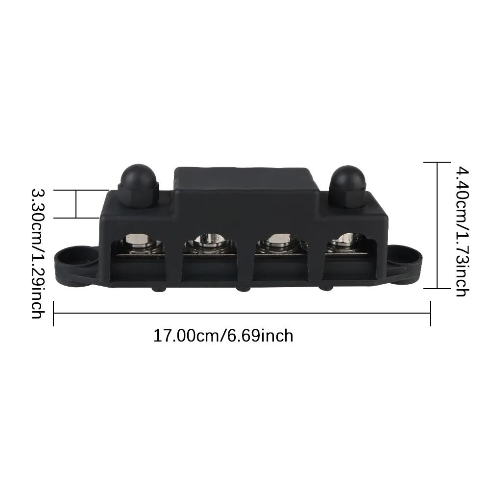 4 Studs Power Distribution Blocks Insulation Base Studs Junction Block Premium Wiring Stud Rows  RV
