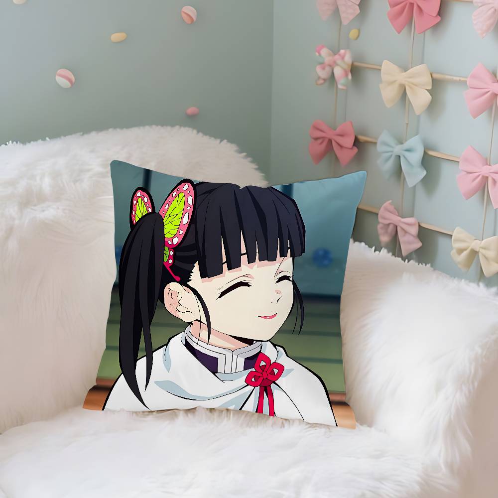 Anime TsuyuriKanaos Case Plush Fabric Soft Pillowcase Double Sided Print Cushion Cover Household Gifts