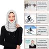 Arctic Fleece Wintergesichtsmaske: Kältefeste Radmütze & Ski-Sturmhaube für Männer & Frauen