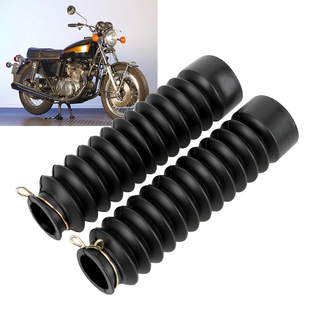 2pcs Shock Protector Dust Guard for ZJ125 125 CG125 Shock Absorbers Cover Motorcycle Front Fork Cover Gaiters Boot