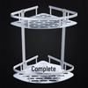Punch-Free Space Aluminum Bathroom Shelf - Three-Layer Tripod with 1.2 Triangle Plate