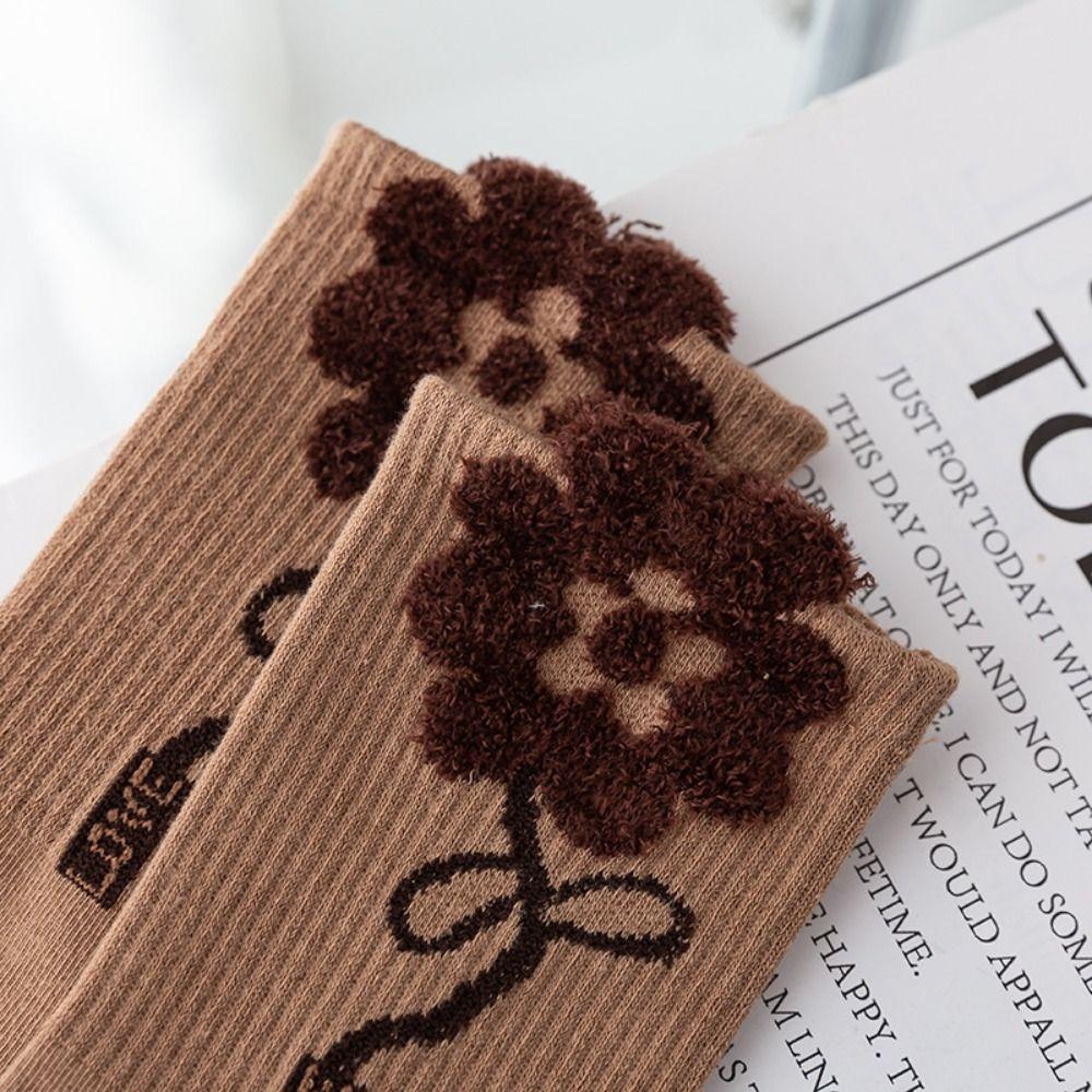 Bear Cotton Socks Cotton Middle Tube Socks Casual Bear Socks