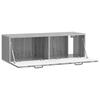 Wall Mounted TV Cabinet Grey Sonoma 98 x 31 x 30 cm
