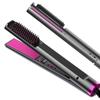 3 in 1 Plywood Hair Straightener Brush Salon Wet Dry Fast Ionic Flat Iron Hair Comb Hair Curler Straightener