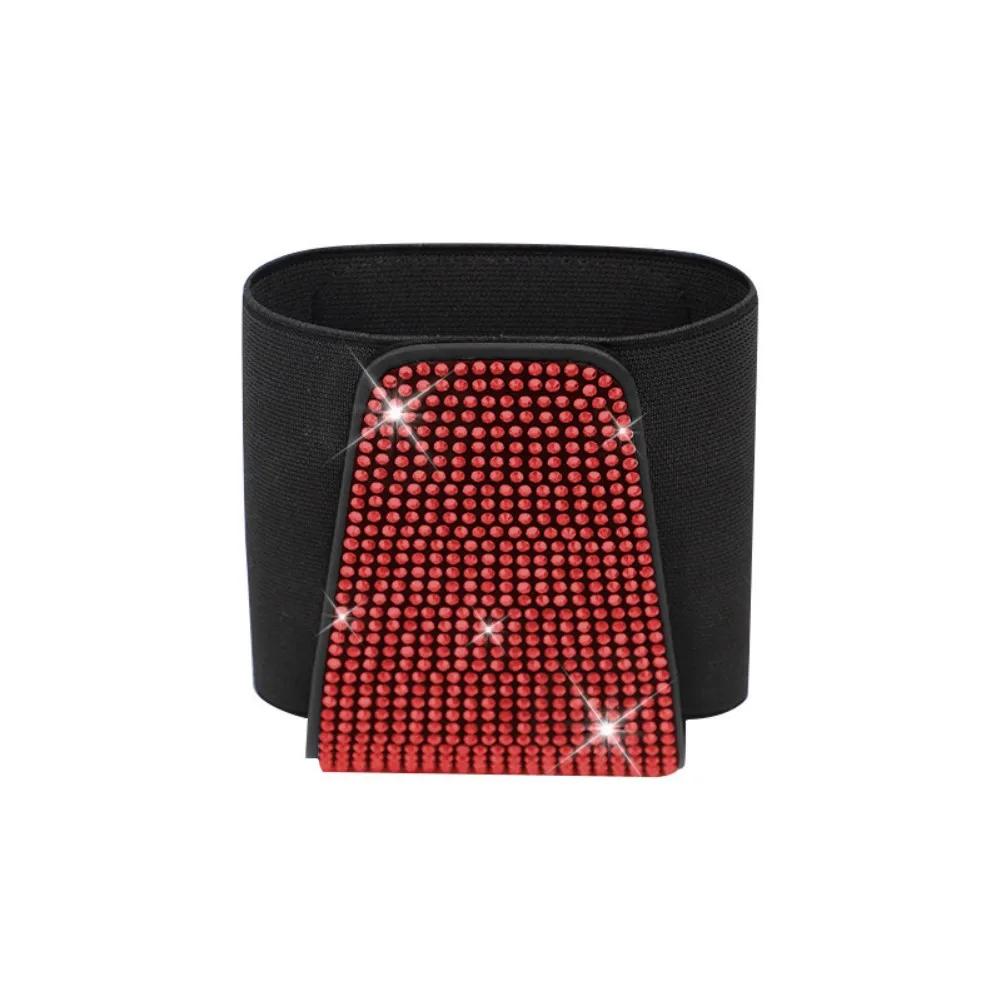 

Auto Sunglasses Clip Rhinestone Holder Portable Eyewear Holder Card Ticket Clip Car Interior Accessory