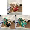 Soft Oxford Fabric Girls Handbag With Color Block Design For Casual Outings