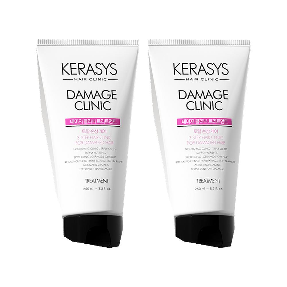 [DAISO] Kerasys Hair Clinic Damage Clinic Shampoo & Conditioner 180ml / Damage & Moisture Clinic Treatment 250ml
