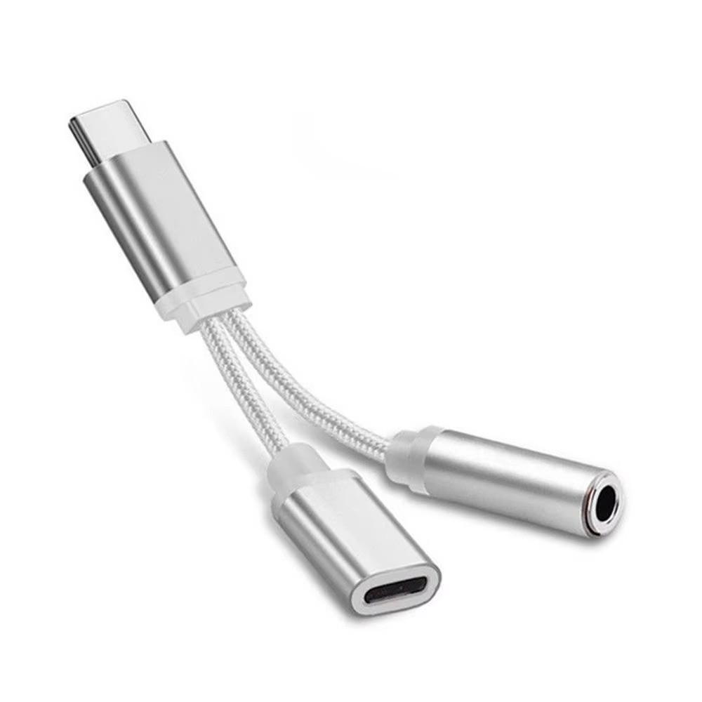 USB C To 3.5mm Type C Audio Adapter Male To Female Audio Converter Adapter 3.5mm Jack Connector