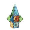 Colorful Faceted Magnetic Window Blocks Educational Kids Diy Building Toy Set