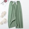Cotton Silk Pajama Pants for Women, New Summer Style, Thin Cotton Casual Pants, Can Be Worn Outside, Large Size Home Pants
