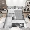 Homewish Grunge Ombre Duvet Cover Set 2pcs/3pcs, Watercolor Oil Painting Bedding, Modern Abstract Minimalist Quilt Cover Set