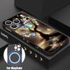 Shining Fantasy Tree Butterfly Case For iPhone 17 Pro Max Magnetic For Magsafe Silicone Cover For iPhone 16 Pro Max Funda iPhone 15 14 13 12 11 16E