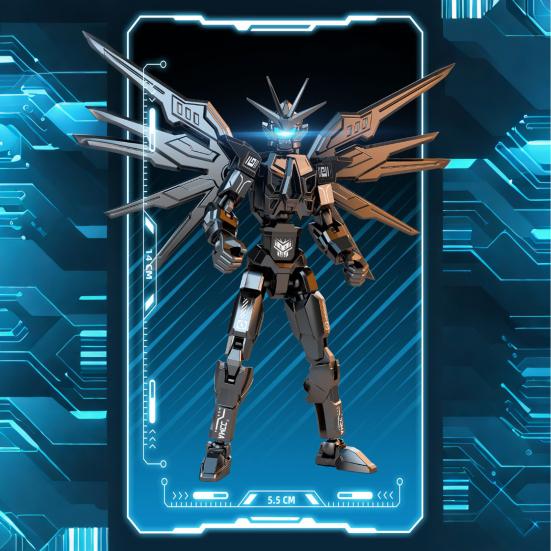 Movable Joints Robot Action Figure with Accessories Magnetic 3D Printed