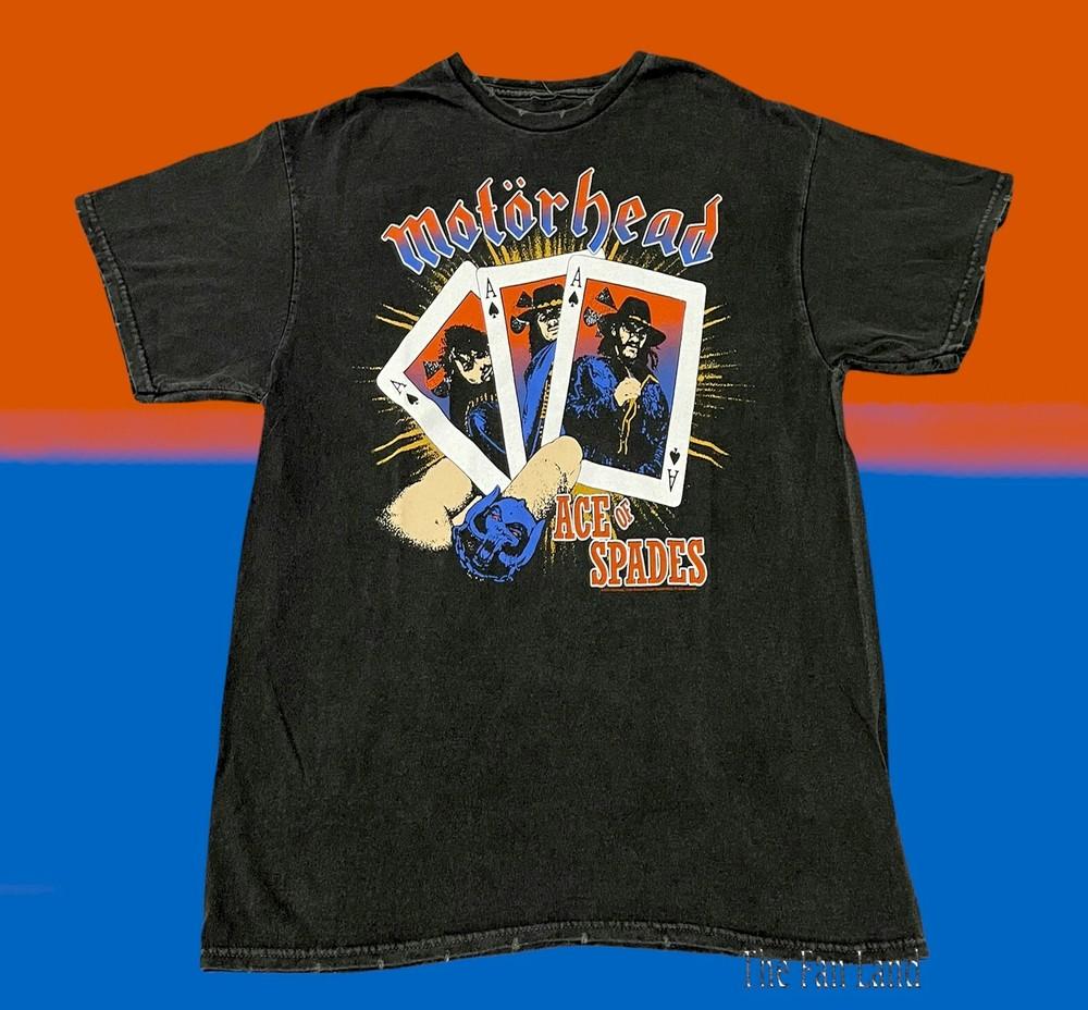 Новая мужская/унисекс футболка Motorhead Ace Of Spades 1980 Винтажный ретро M