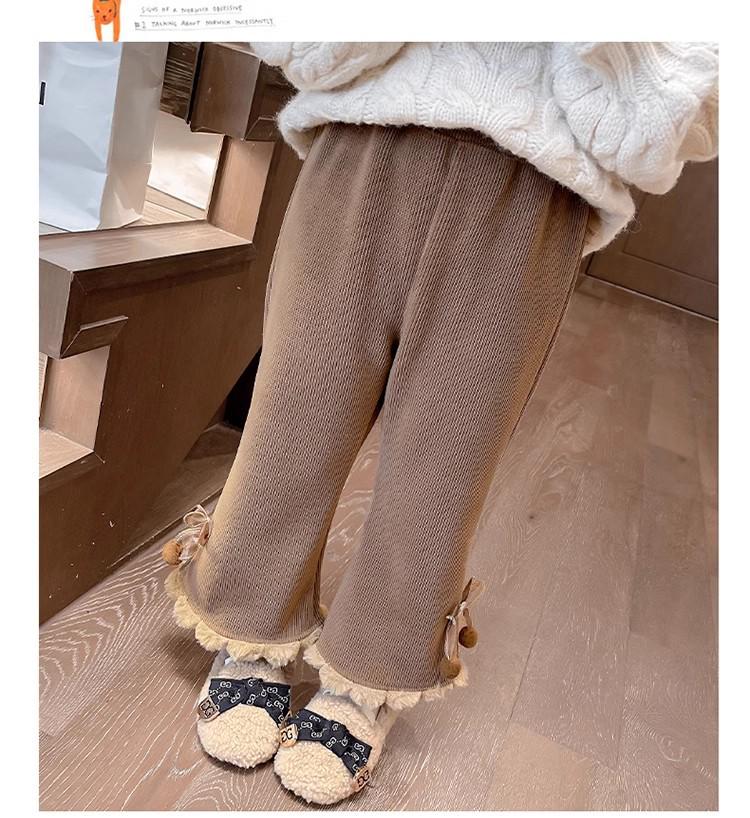 2024 Girls' Fashionable Elastic Leggings: Autumn/Winter Wear