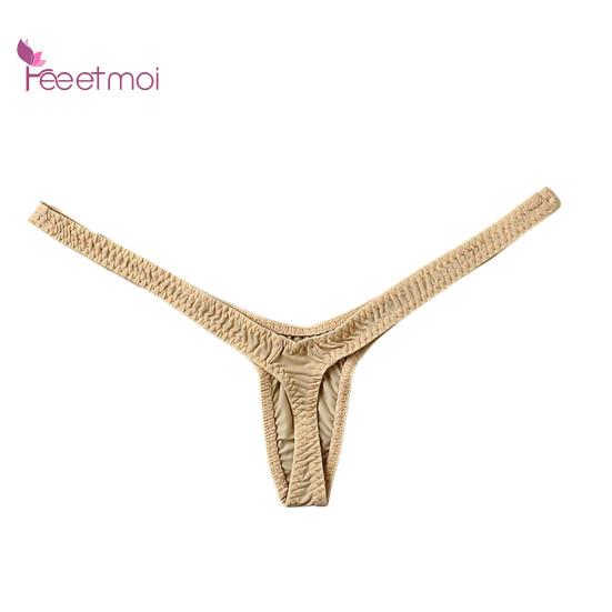 Lady G-string Pornographic Tiny Tempting Waist Hot Lightweight Sexy Elastic Low T-shape Lady Panties Female