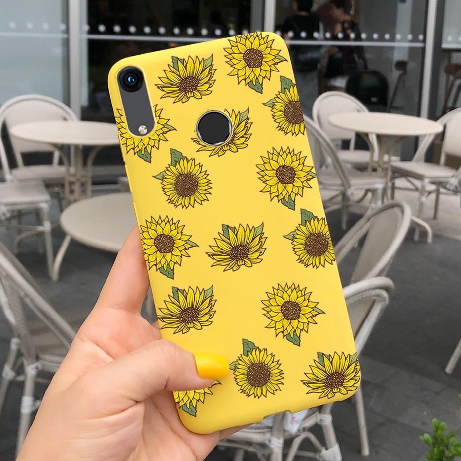 For Huawei Y6s 2019 Case Honor 8A Soft Silicone Cartoon Flowers Phone Protective Shell For Huawei Y6s 2019 Honor8A Fundas Bumper