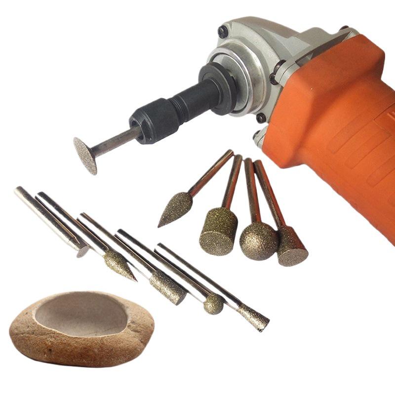 Flowerpot Fish Tank Engraving Kit: Electric Drill, Pebble Stone Refurbishment, Angle Grinder, and Engraving Knife