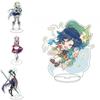 Artistic Genshin Impact Acrylic Stand With Colorful Characters Great For Gift Giving