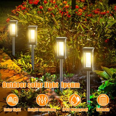 Solar Pathway Lights LED Lantern Outdoor Waterproof IP65 LED Lawn Lamp Solar Light Garden Path Square Landscape Lawn Lights