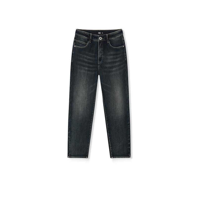 Semir Men's Winter Fleece-Lined Slim-Fit Stretch Jeans