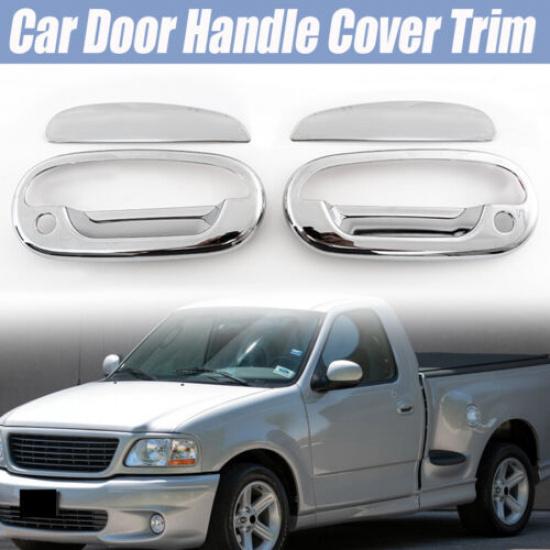 For Ford F150 F-150 1997-2003 2 Door Chrome Outside Handle Cover Overlay Trim