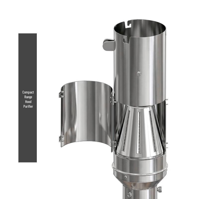 Telescopic BBQ Smoke Exhaust Pipe with Airflow Control