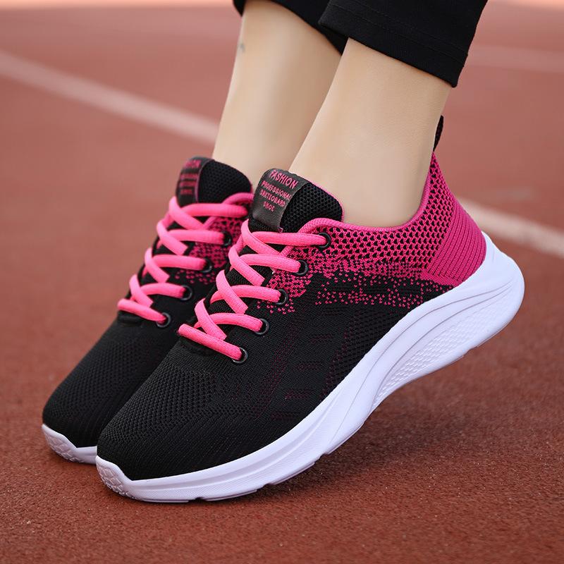 Neue Sportschuhe Frühling und Herbst Mesh atmungsaktiv leicht weiche Sohle super weich täglicher Freizeit-Pendel-Laufschuh