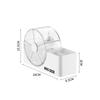 New Luxury Cosmetics Organizer Makeup Storage Box Dressing Table Rack with Rotating Storage Box Desktop Dustproof Cosmetic Boxes