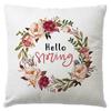 Pillow Nordic Linen Pillow Cover Spring Living Room Sofa Cushion Lumbar Cushion