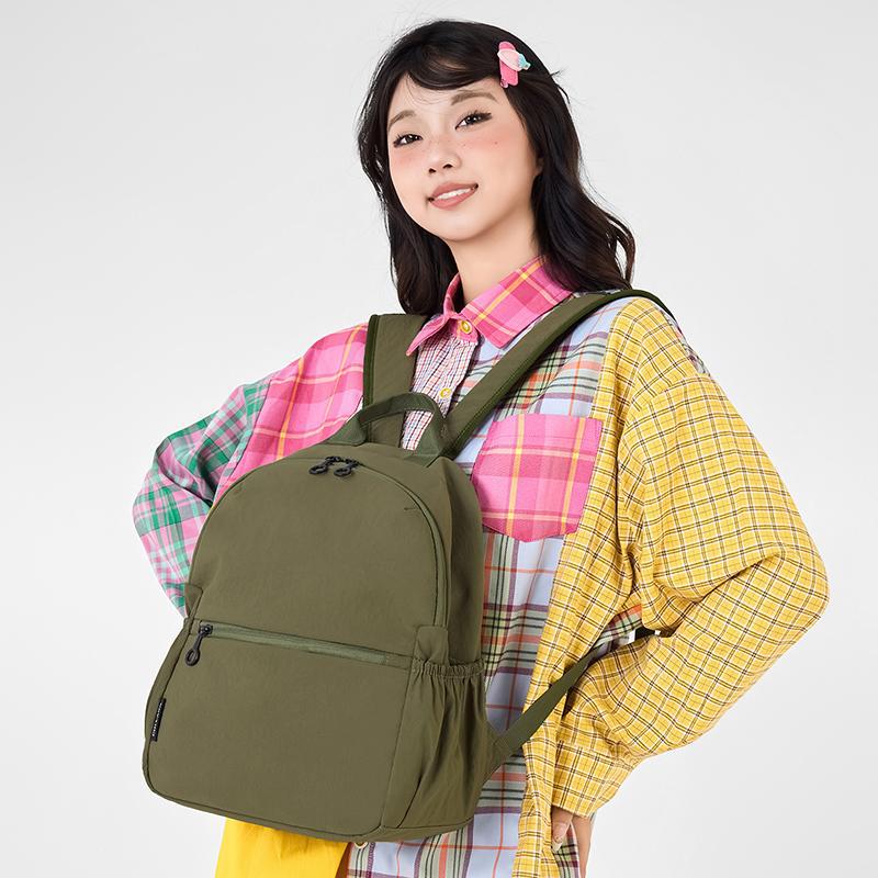 Schoolbag small backpack women's simple casual lightweight high value student schoolbag sports outdoor travel leisure backpack women