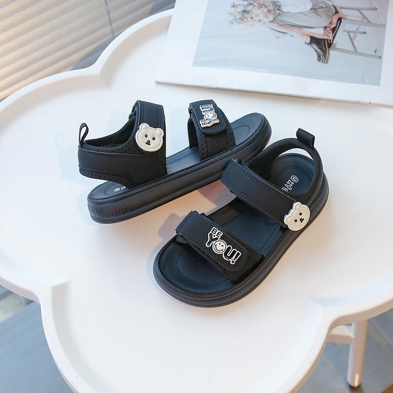 Children's sandals 2025 summer new baby girl hollow beach shoes fashion versatile open-toed boys casual shoes