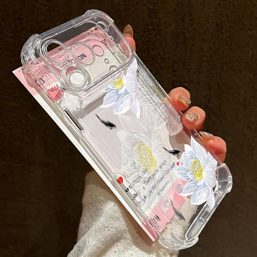 Case For Xiaomi 12T 15T Pro 15 POCO X8 PRO MAX M7 F7 Ultra X7 X5 X4 X3 F4 Fashion Bow Cherry Lichee Soft Transparent Cover