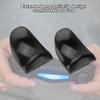2 PCS  Set Durable R2 L2 Buttons Trigger Extender Extension for PS4 Controller (Black)