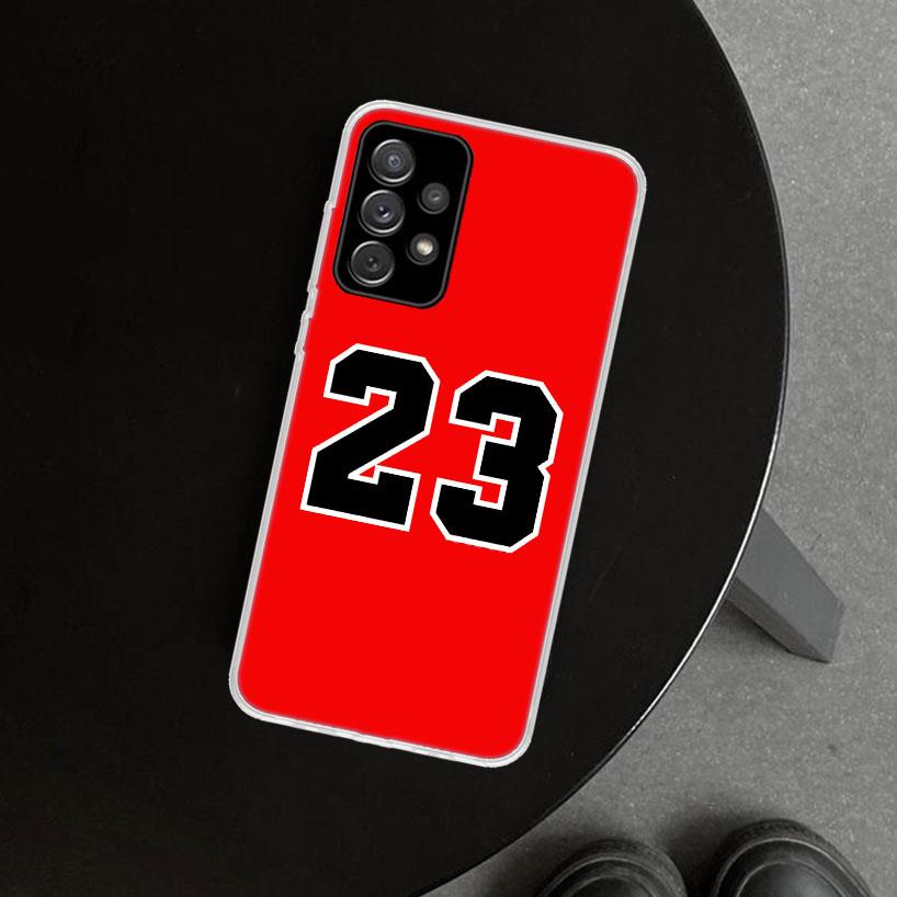 Basketball Number 23 24 Phone Case for Samsung Galaxy A17 A16 A26 A36 A56 A57 A37 A15 A25 A35 A55 A14 A24 A34 A54 A13 A23 A33 A5