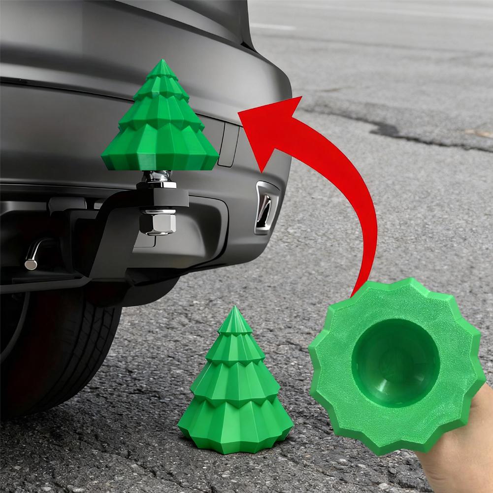 Mighty Wolf Head Trailer Hook Cover Anti Rust Receiver Cover 3d Bear Head Trailer Ball Cap Pickup Decorative Accessories