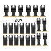 Titanium Oscillating Saw Blades Kit 22 PCS Multitool Cutting Blades for Metal